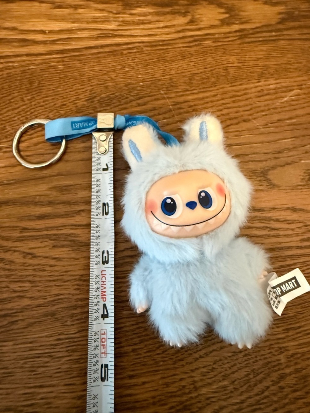 Pop Mart Labubu "The Monsters - Have a Seat" Vinyl Plush Keychain (HeHe)